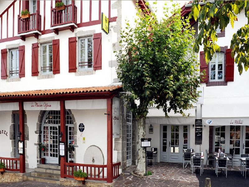 Hotel Restaurant & Spa La Maison Oppoca Aïnhoa Exterior foto