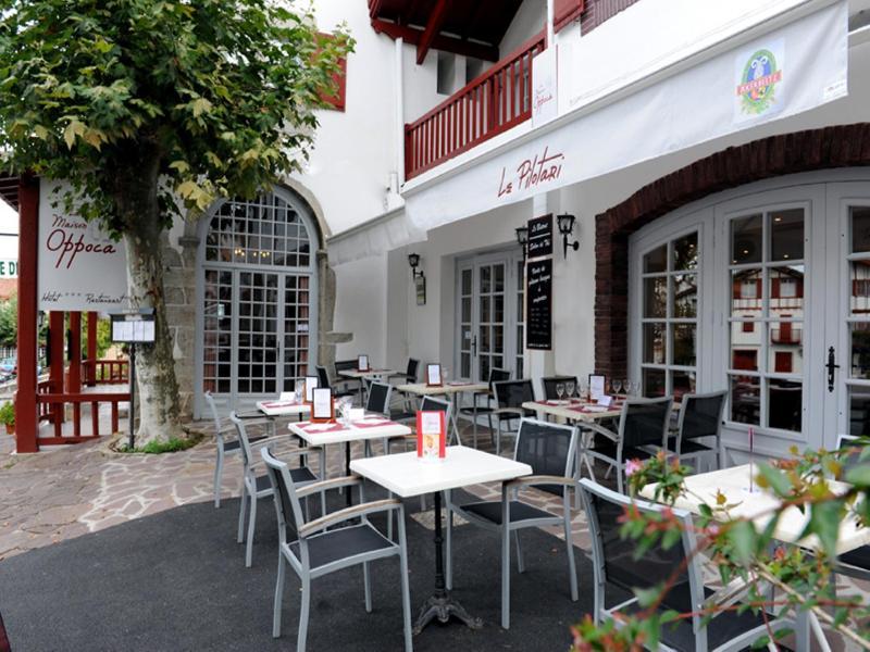 Hotel Restaurant & Spa La Maison Oppoca Aïnhoa Exterior foto